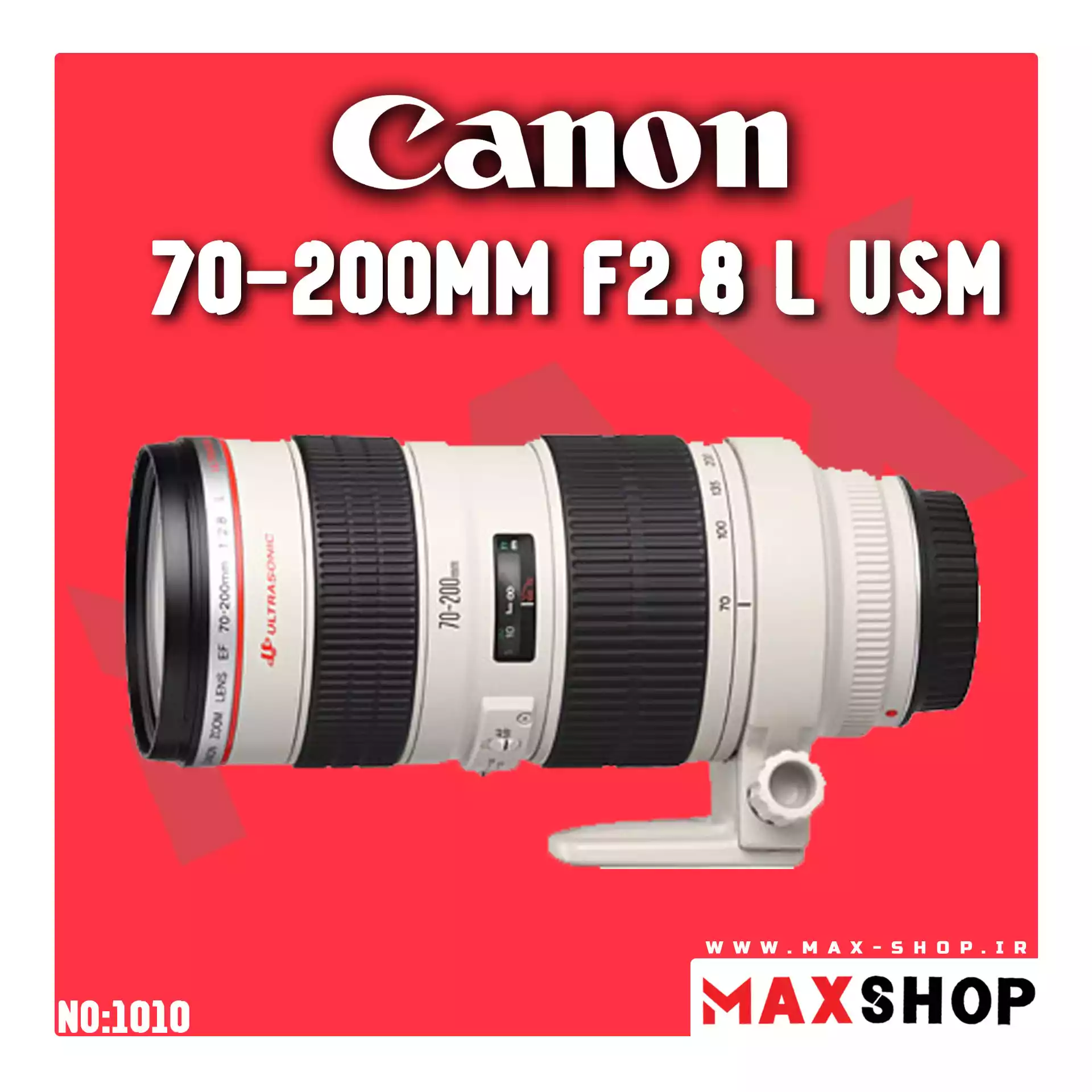 لنز حرفه ای کانن  | Canon 70-200mm f2.8  دست دو